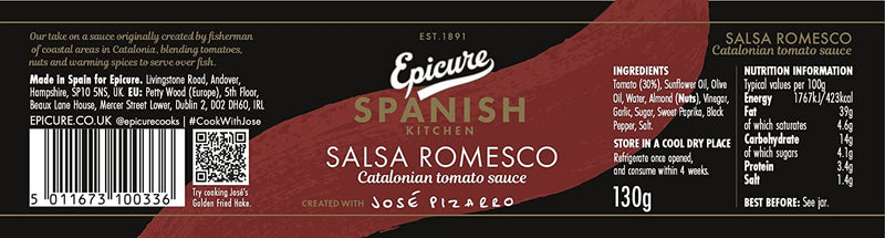 José Pizarro Salsa Romesco sauce, 130g