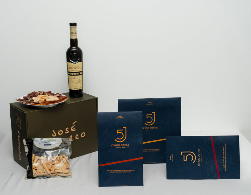 The Fino sherry and 5J cold cuts tasting hamper