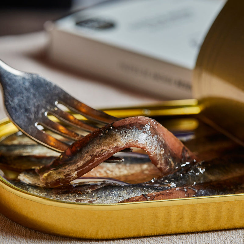 Gourmet tinned Spanish seafood gift box
