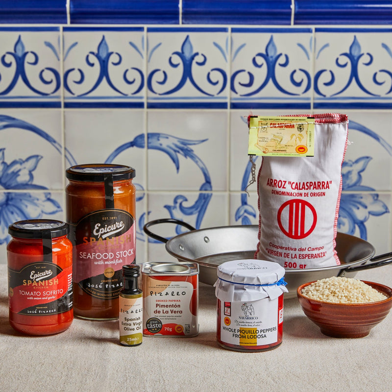 Seafood Spanish Paella kit experience at home