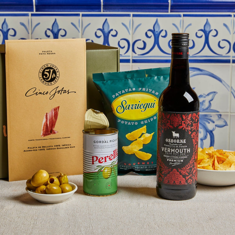 Sunday Spanish aperitif with vermouth hamper