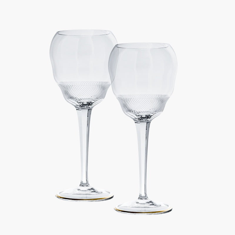Moser and José Pizarro crystal sherry glasses